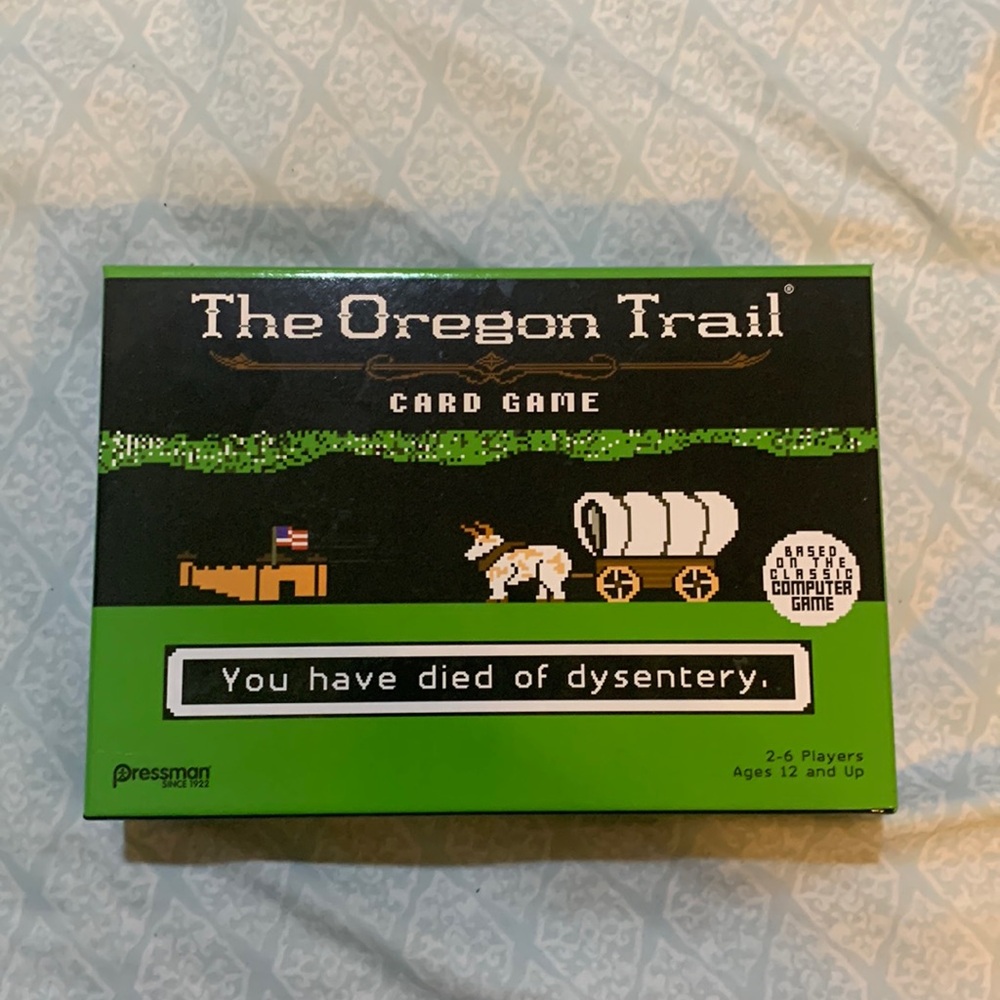 The Oregon Trail game- Like New In Box - played one time